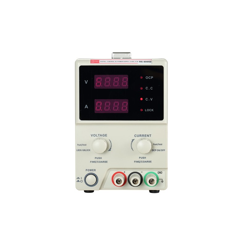 1 pcs - RS PRO Digital Bench Power Supply, 0 - 60V, 0 - 5A, 1-Output, 300W - RS Calibrated