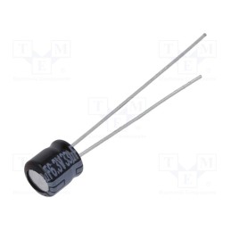 10 pcs x PANASONIC - ECEA0JKS330 - Capacitor: electrolytic, THT, 33uF, 6.3VDC, Ø5x5mm, Pitch: 2mm, ±20%