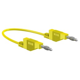 1 pcs - Staubli, 15A, 30 V ac, 60V dc, Yellow, 500mm Lead Length