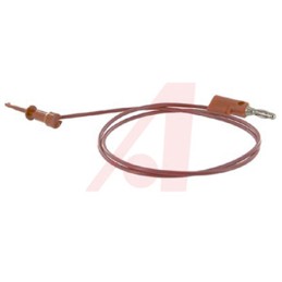 1 pcs - Mueller Electric Test lead, 5A, 300V, Red, 600mm Lead Length