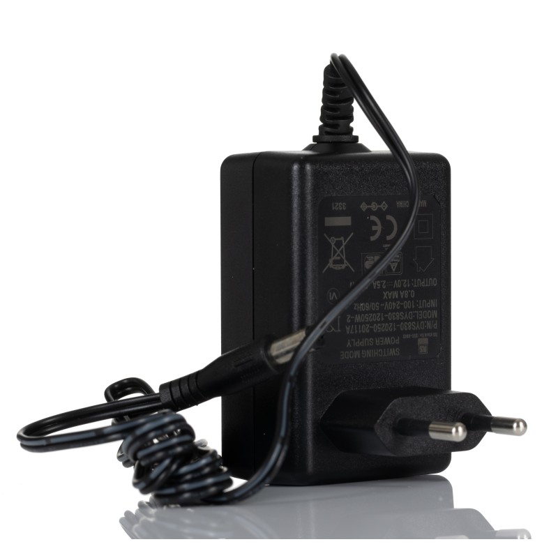 1 pcs - RS PRO 30W Plug-In AC/DC Adapter 12V dc Output, 2.5A Output