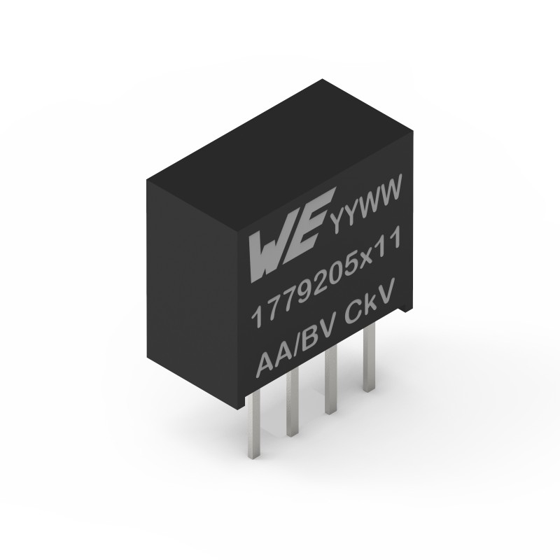 2 pcs - Wurth Elektronik 1779205211, Isolated, Un-Regulated DC-DC Converter, 200mA