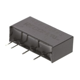 1 pcs - Recom REE DC-DC Converter, 5V dc/ 200mA Output, 4.5 - 5.5 V dc Input, 1W, Through Hole, +85°C Max Temp -40°C Min
