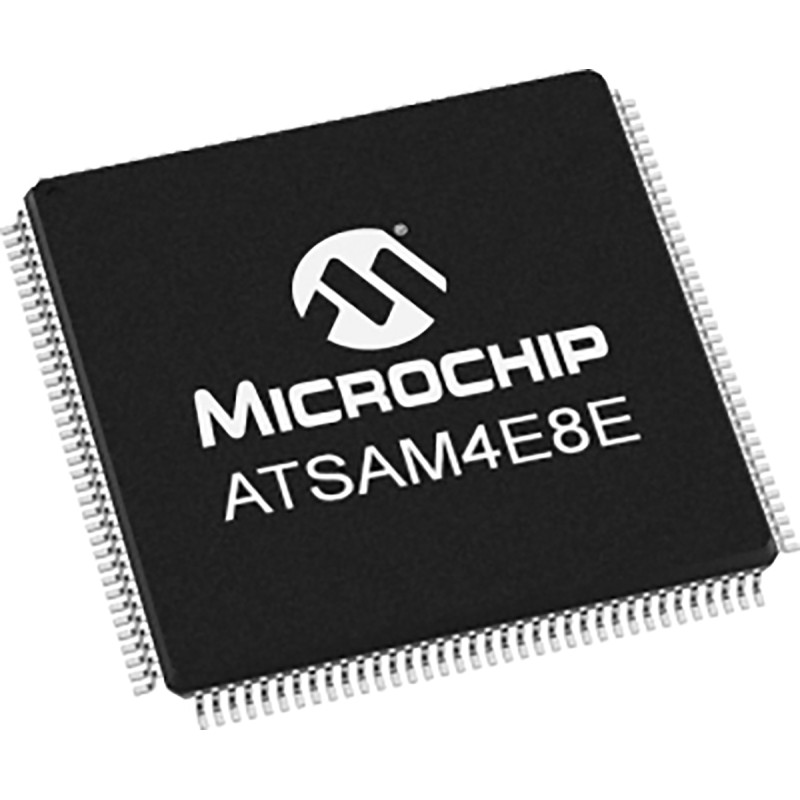 60 pcs - Microchip ATSAM4E8EA-AU, 32bit ARM Cortex M4 Microcontroller, ATSAM, 120MHz, 512 kB Flash, 144-Pin LQFP