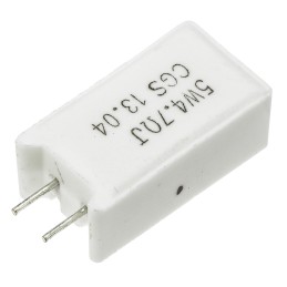 50 pcs - TE Connectivity 4.7Ω Wire Wound Resistor 5W ±5% SQMW54R7J
