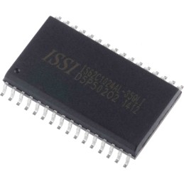 2 pcs - ISSI SRAM, IS62C1024AL-35QLI- 1Mbit