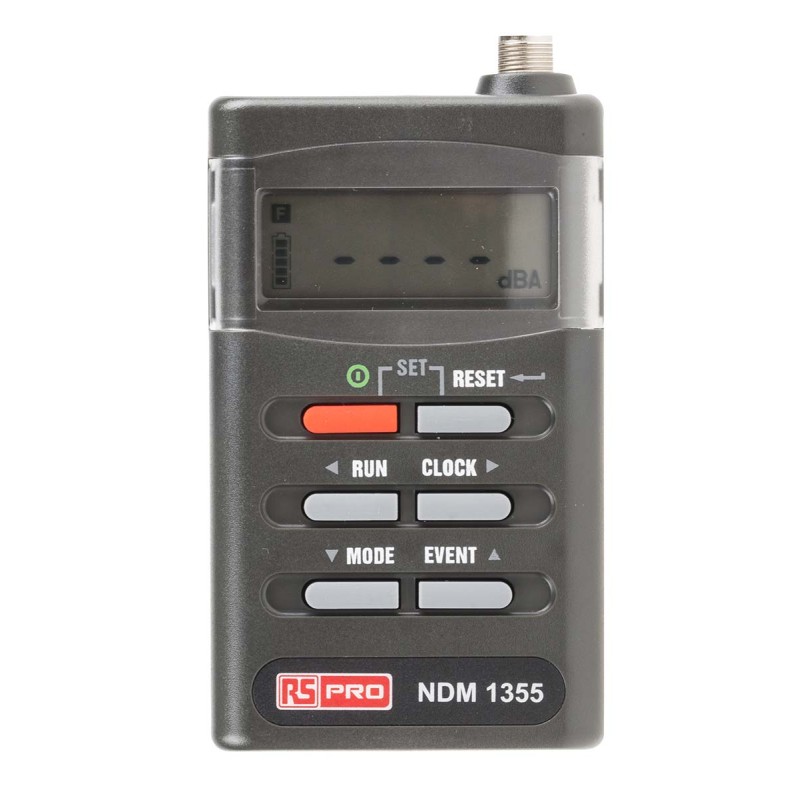 1 pcs - RS PRO NDM1355 Sound Level Meter, 10kHz max with RS Calibration