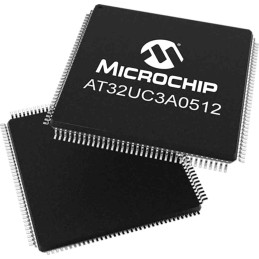 60 pcs - Microchip AT32UC3A0512-ALUT, 32bit AVR32 Microcontroller, Atmel AVR, 66MHz, 512 kB Flash, 144-Pin LQFP