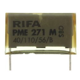 100 pcs - KEMET PME271 Paper Capacitor, 275V ac, ±20%, 100nF, Through Hole