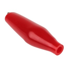 1 pcs - RS PRO Crocodile Clip, Nickel-Plated Steel Contact, Red