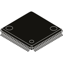 84 pcs - NXP MC9S12D64CFUE, 16bit HSC12 Microcontroller, HCS12, 25MHz, 64 kB Flash, 80-Pin QFP
