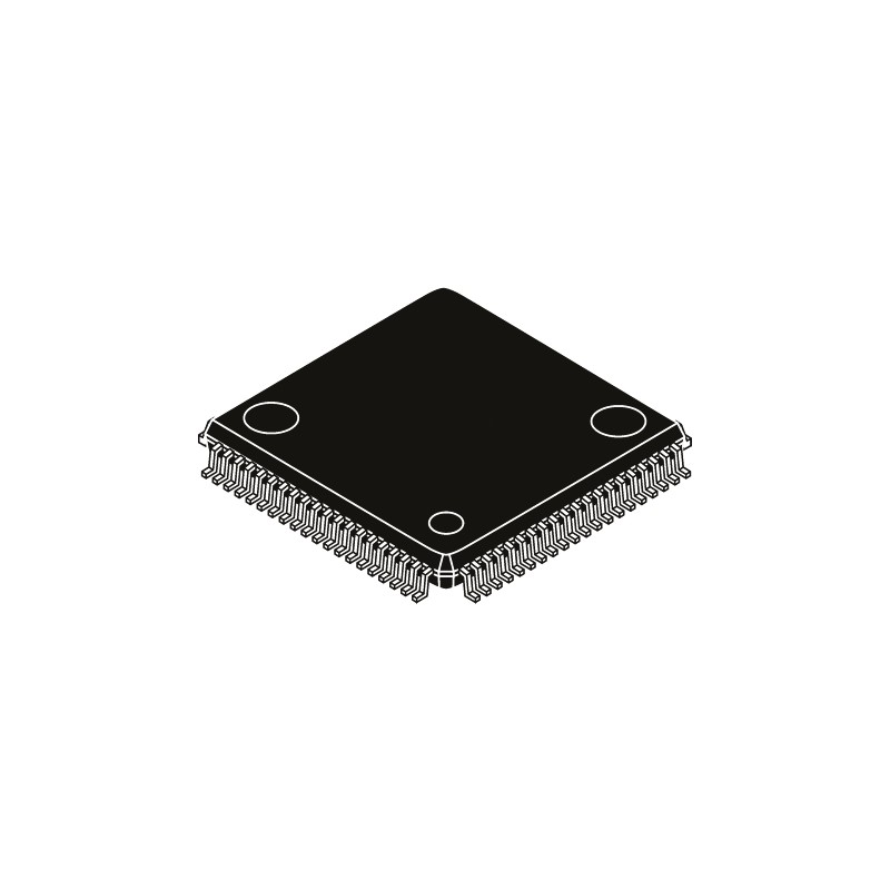 84 pcs - NXP MC9S12D64CFUE, 16bit HSC12 Microcontroller, HCS12, 25MHz, 64 kB Flash, 80-Pin QFP