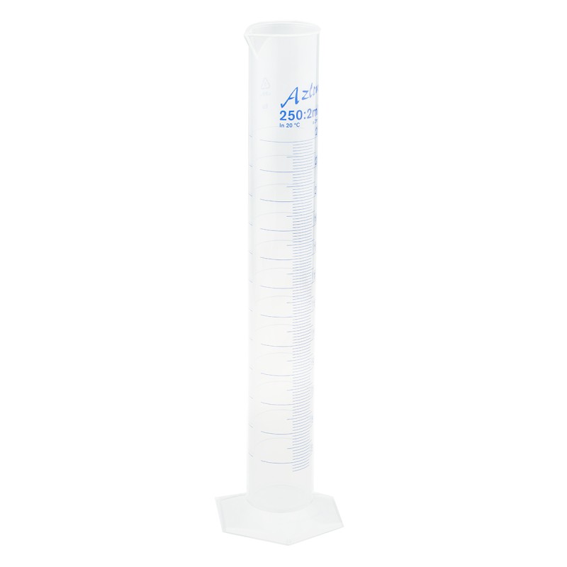 1 pcs - RS PRO PP Graduated Cylinder, 250ml