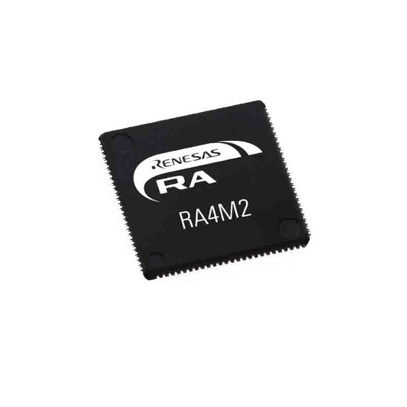 90 pcs - Renesas Electronics R7FA4M2AD3CFPAA0, 32bit ARM Cortex M33 Microcontroller MCU, RA4M2, 100MHz, 512 KB Flash, 100-Pin
