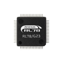 90 pcs - Renesas Electronics R7F100GLG2DFBAA0, 16bit RL78 Microcontroller, RL78/G23, 32MHz, 128 kB Flash, 64-Pin LFQFP