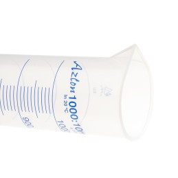 1 pcs - RS PRO PP Graduated Cylinder, 1L