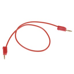 1 pcs - Staubli 2 mm Connector Test Lead, 10A, 30 V ac, 60V dc, Red, 300mm Lead Length
