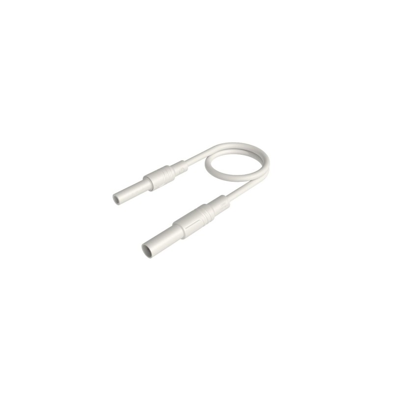 1 pcs - Hirschmann Test & Measurement 4 mm Test Probe Lead, 32A, White, 1m Lead Length