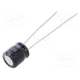 10 pcs x PANASONIC - ECEA1CKA101 - Capacitor: electrolytic, THT, 100uF, 16VDC, Ø6.3x7mm, Pitch: 2.5mm