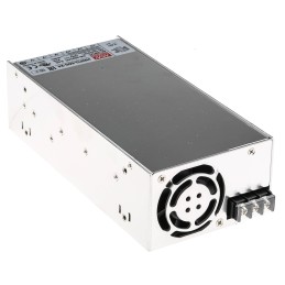 1 pcs - MEAN WELL Switching Power Supply, HRPG-600-24RS, 24V dc, 27A, 648W, 1 Output, 120 - 370 V dc, 85 - 264 V