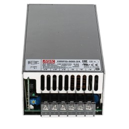 1 pcs - MEAN WELL Switching Power Supply, HRPG-600-24RS, 24V dc, 27A, 648W, 1 Output, 120 - 370 V dc, 85 - 264 V