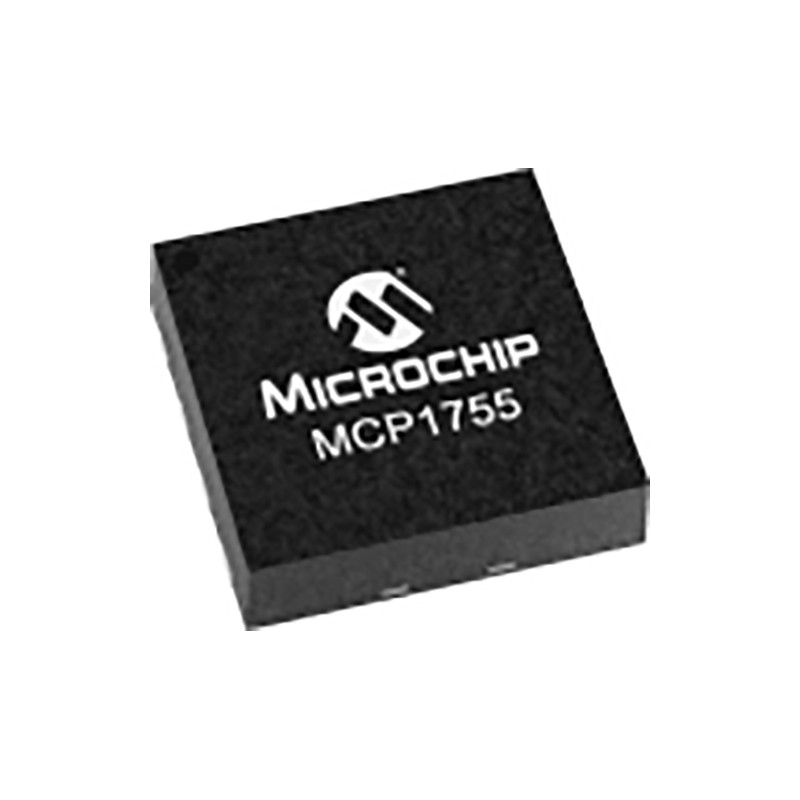 20 pcs - Microchip MCP1755-3302E/MC, 1 Low Dropout Voltage, Voltage Regulator 300mA, 3.3 V 8-Pin, DFN