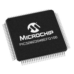 90 pcs - Microchip PIC32MZ2048EFG100-I/PF PIC Microcontroller, PIC32MZ, 100-Pin TQFP