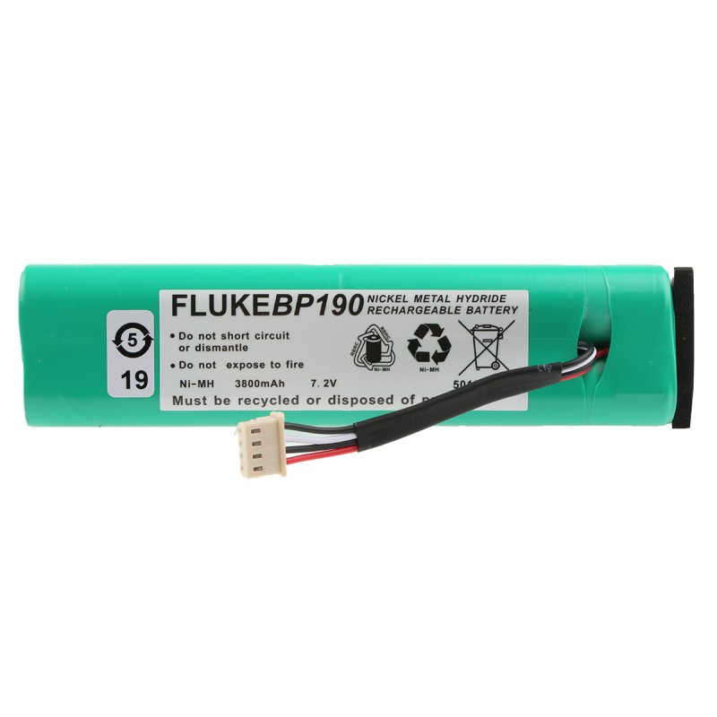 1 pcs - Fluke Oscilloscope Battery Pack BP190, For Use With 190 Series, 190C Series, 430 Series, NiMH