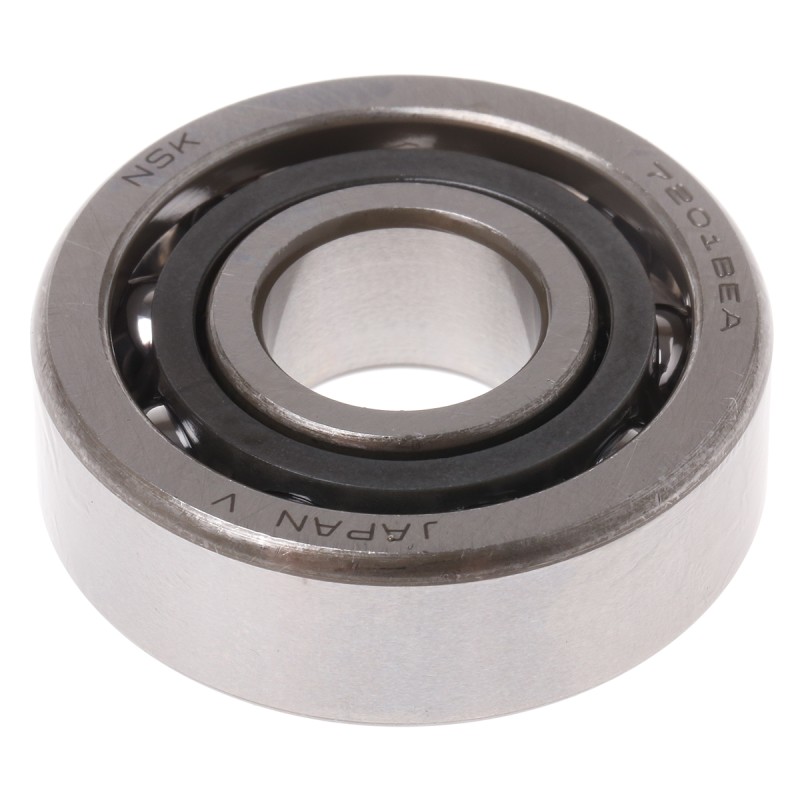 1 pcs - NSK 7201BEAT85 Single Row Angular Contact Ball Bearing- Open Type 12mm I.D, 32mm O.D