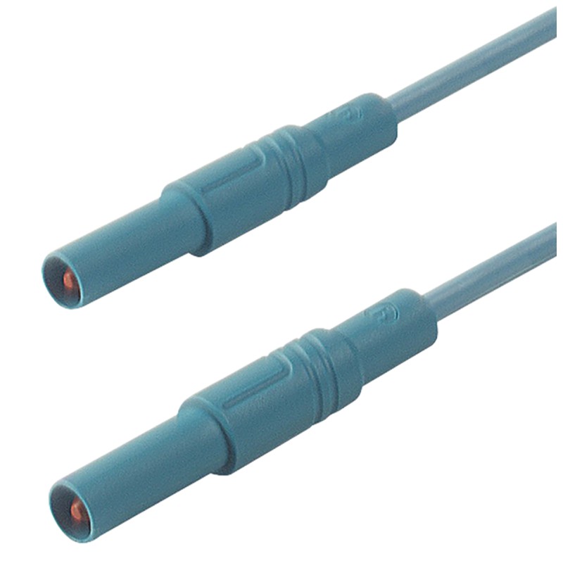 1 pcs - Hirschmann Test & Measurement, 32A, 1000V ac/dc, Blue, 250mm Lead Length