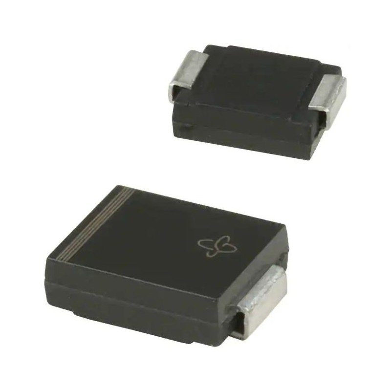 20 pcs - Vishay SMCJ160CA-E3/57T, Bi-Directional, Uni-Directional TVS Diode, 1500W, 2-Pin DO-214AB