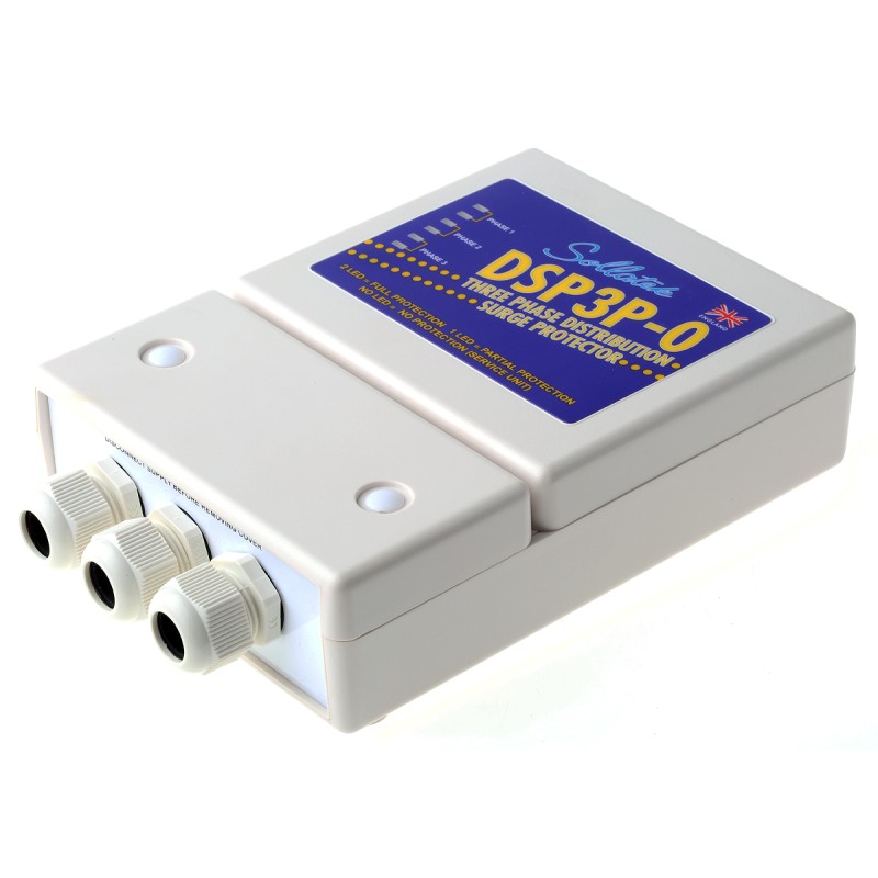 1 pcs - Sollatek Voltage Suppressor 415V 3 phase, Class II Surge or Spike Protection, Wall Mount