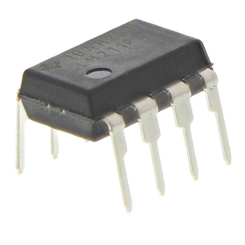 20 pcs - LM211P Texas Instruments, Comparator, Open Collector/Emitter O/P, 0.165μs 5 - 28 V 8-Pin PDIP