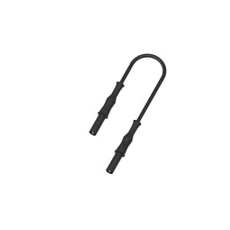 1 pcs - Electro PJP Black Male Banana Plug, 36A, 1000 - 1500V