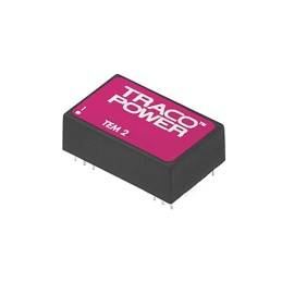 1 pcs - TRACOPOWER TEM 2 DC-DC Converter, ±12V dc/ ±80mA Output, 10.8 - 13.2 V dc Input, 2W, Through Hole, +60°C Max