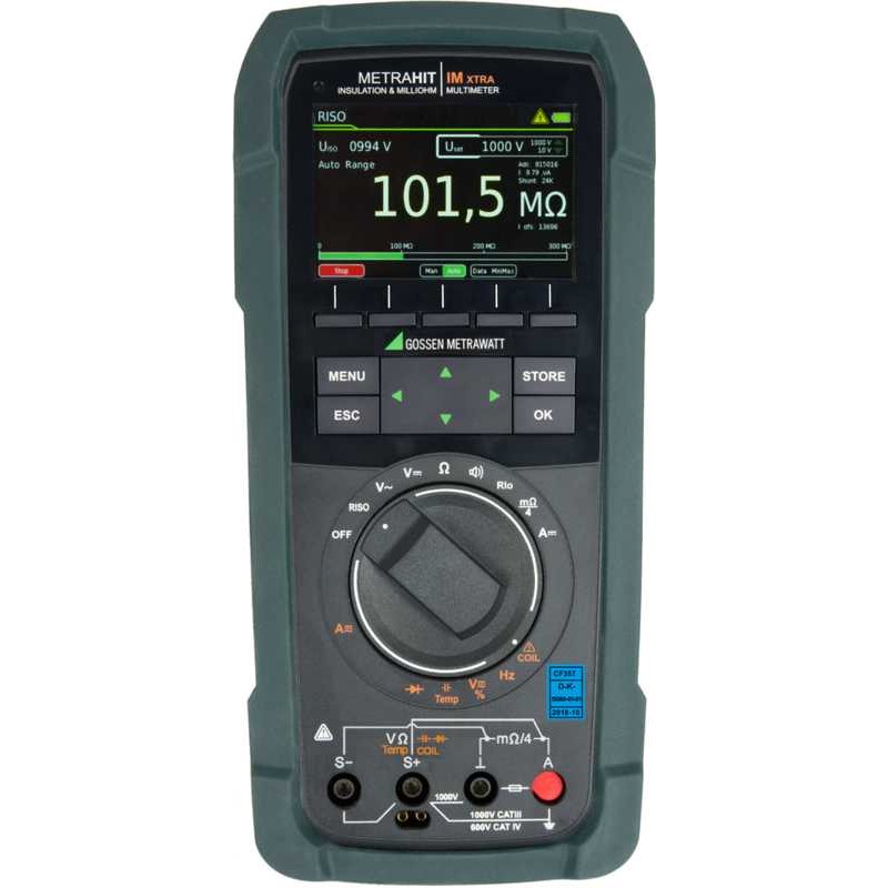 1 pcs - Gossen Metrawatt METRAHIT IM XTRA BT Handheld Digital Multimeter, True RMS
