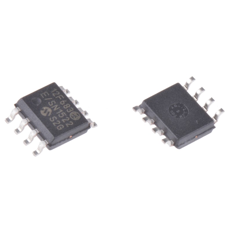 100 pcs - Microchip PIC12F683-E/SN, 8bit PIC Microcontroller, PIC12F, 20MHz, 3.5 kB Flash, 8-Pin SOIC