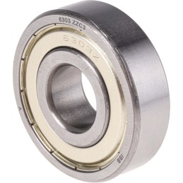 1 pcs - RS PRO 6303-2Z/C3 Single Row Deep Groove Ball Bearing- Both Sides Shielded 17mm I.D, 47mm O.D