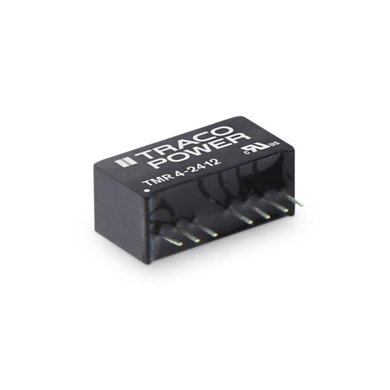 1 pcs - TRACOPOWER TMR DC-DC Converter, 24V dc/ 166mA Output, 18 - 36 V dc Input, 4W, Through Hole, +85°C Max Temp -40°C