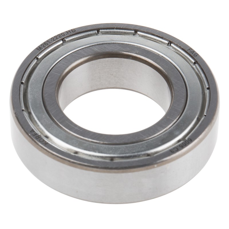 1 pcs - FAG 6005-2Z-C3 Single Row Deep Groove Ball Bearing- Both Sides Shielded 25mm I.D, 47mm O.D