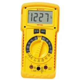 1 pcs - Amprobe HD110C Handheld Digital Multimeter, True RMS, 2A ac Max, 2A dc Max, 1000V ac Max - RS Calibrated