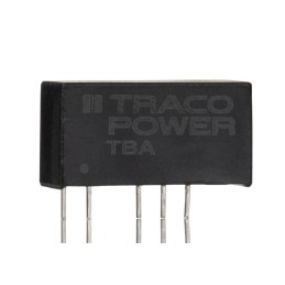 1 pcs - TRACOPOWER TBA 2 DC-DC Converter, 5V dc/ 400mA Output, 10.8 - 13.2 V dc Input, 2W, Through Hole, +90°C Max Temp