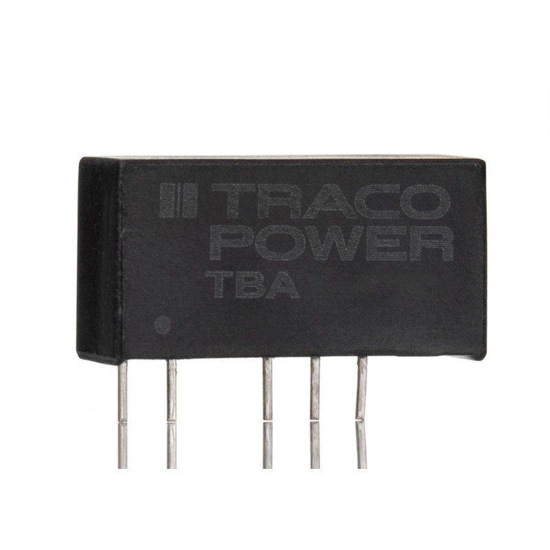 1 pcs - TRACOPOWER TBA 2 DC-DC Converter, 5V dc/ 400mA Output, 10.8 - 13.2 V dc Input, 2W, Through Hole, +90°C Max Temp