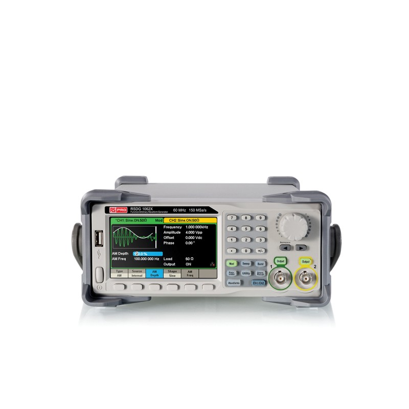 1 pcs - RS PRO SDG1062X Arbitrary Waveform Generator, 60MHz Max - RS Calibrated