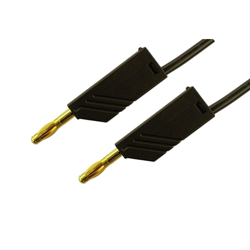 1 pcs - Hirschmann Test & Measurement, 32A, 30 V ac, 60V dc, Black, 500mm Lead Length