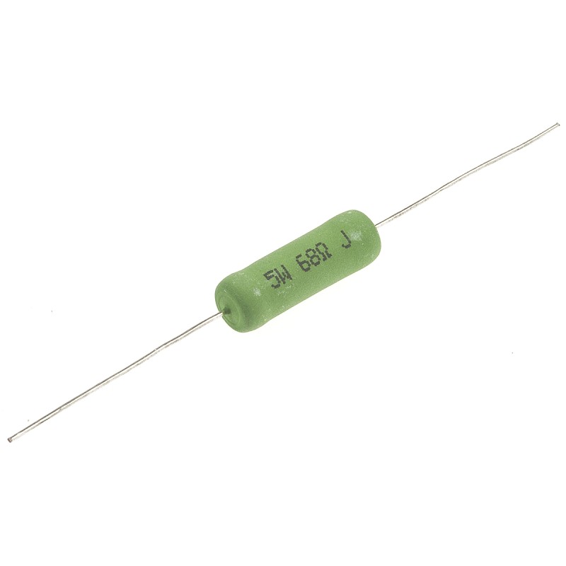 50 pcs - TE Connectivity 68Ω Wire Wound Resistor 5W ±5% EP5W68RJ