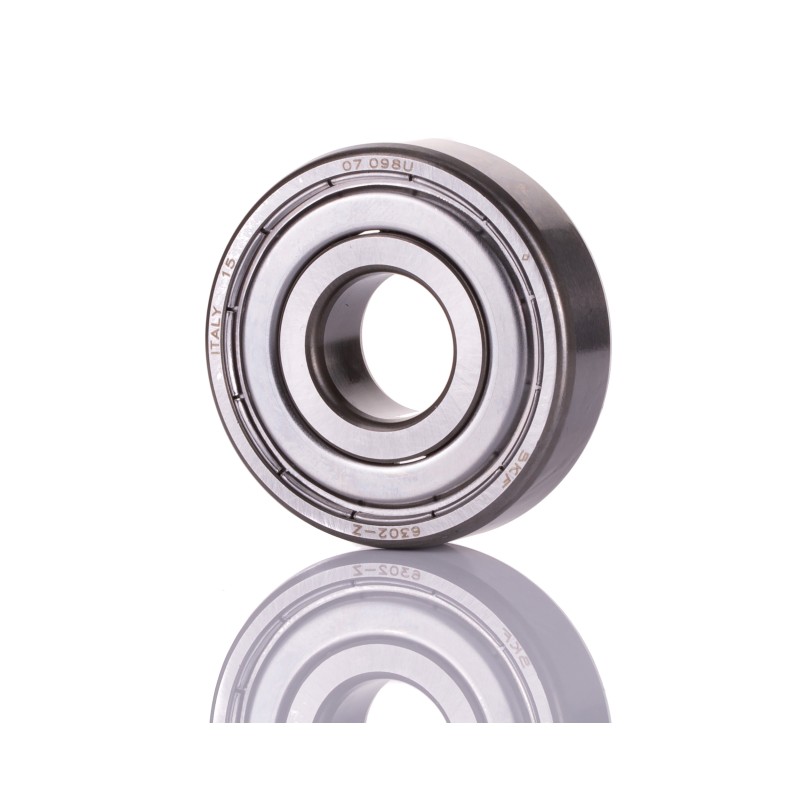 1 pcs - SKF 6302-Z Single Row Deep Groove Ball Bearing- One Side Shielded 15mm I.D, 42mm O.D