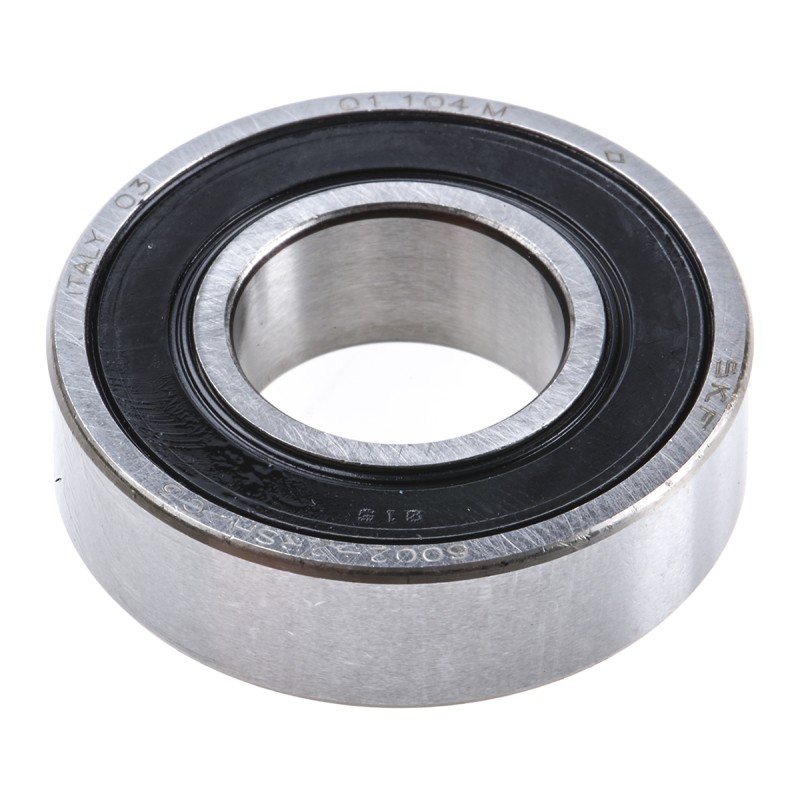 1 pcs - SKF 6002-2RSH/C3 Single Row Deep Groove Ball Bearing- Both Sides Sealed 15mm I.D, 32mm O.D
