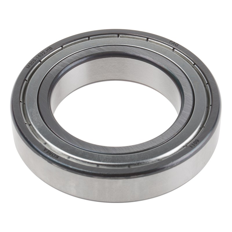 1 pcs - FAG 6011-2Z Single Row Deep Groove Ball Bearing- Both Sides Shielded 55mm I.D, 90mm O.D