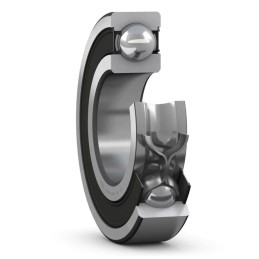 1 pcs - SKF 6008-2RS1/C3 Single Row Deep Groove Ball Bearing- Both Sides Sealed 40mm I.D, 68mm O.D